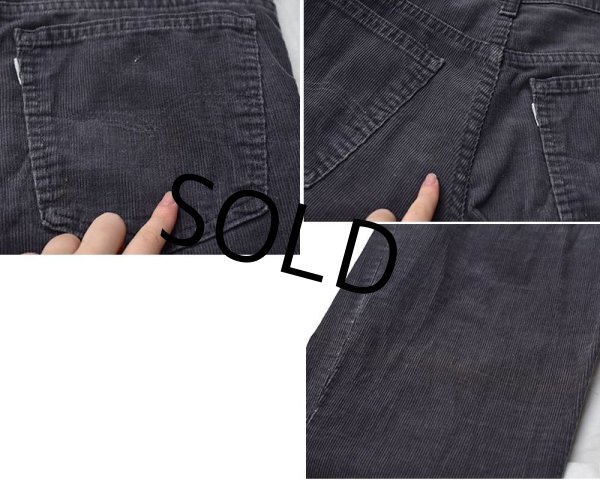 画像4: 80's〜【ビンテージ】【USA製】【LEVI'S】【リーバイス５１７】ブーツカット【グレー】【コーデュロイパンツ】【517】【W33程度】  (4)