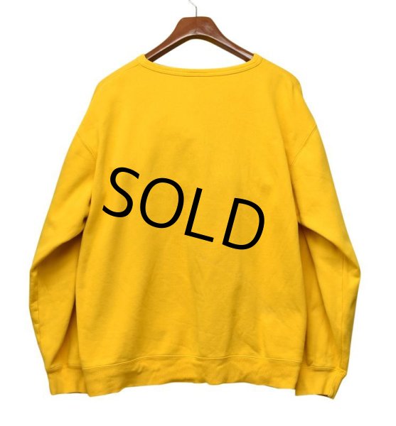 画像3: 【ラルフローレン】【ポロジーンズ】【POLO ralph lauren】【黄】ロゴ【スウェット】【サイズL】  (3)