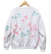 画像4: 80's【ビンテージ】【USA製】【フラミンゴ】【総柄スウェット】【レディース古着】  (4)
