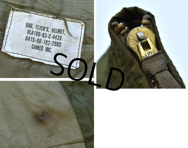 画像2:  80's【ビンテージ】【米軍実物】【USAF】【ヘルメットバッグ】  (2)