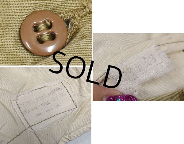 画像2: 【60's】【ビンテージ】【U.S.ARMY】米軍実物【チノパンツ】【チノパン】【W31程度】  (2)