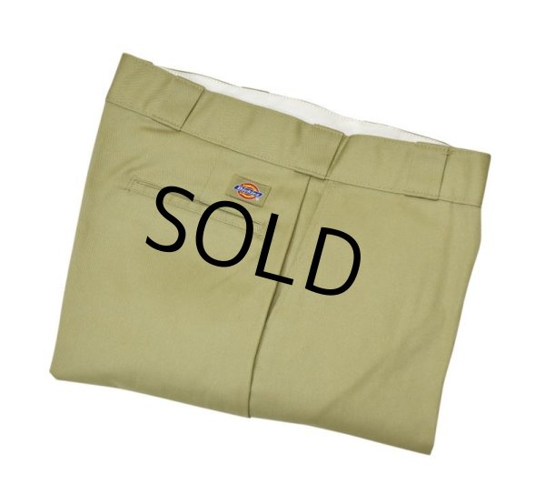 画像1: USA製【デッドストック】【ビンテージ】【ディッキーズ】【Dickies】【ベージュ】【ワークパンツ】【36×31】  (1)