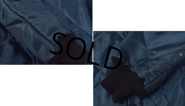 画像4: 【USA製】【デッドストック】【ビンテージ】【紺】【キルティングジャケット】【サイズＬ】   (4)