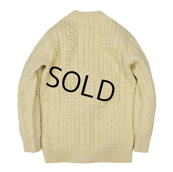 画像3: ビンテージ【アイルランド製】【INIS CRAFTS】【アランカーディガン】【レディース古着】【サイズS】  (3)