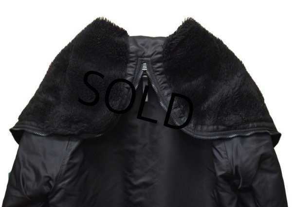 画像6: 【ビンテージ】【アルファ製】黒【B-15タイプ】【フライトジャケット】【サイズＸＬ】   (6)