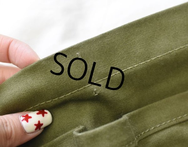 画像4: 【デッドストック】【ビンテージ】米軍【U.S.ARMY】【Patients effects BAG】【ペーシェントエフェクトバッグ】【エプロン】【ウォールポケット】  (4)