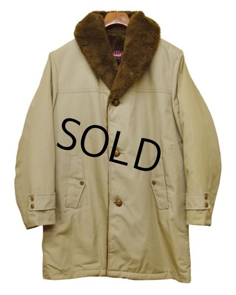 画像1: 70's〜80's【ビンテージ】【LAKE FOREST】ベージュ【裏ボアコート】【US40】  (1)