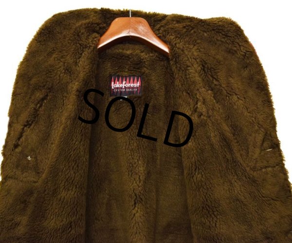 画像3: 70's〜80's【ビンテージ】【LAKE FOREST】ベージュ【裏ボアコート】【US40】  (3)