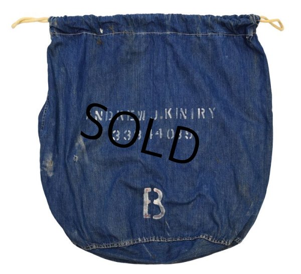 画像5: 40's【ビンテージ】【米軍実物】【U.S.ARMY】ステンシル【デニムランドリーバッグ】  (5)