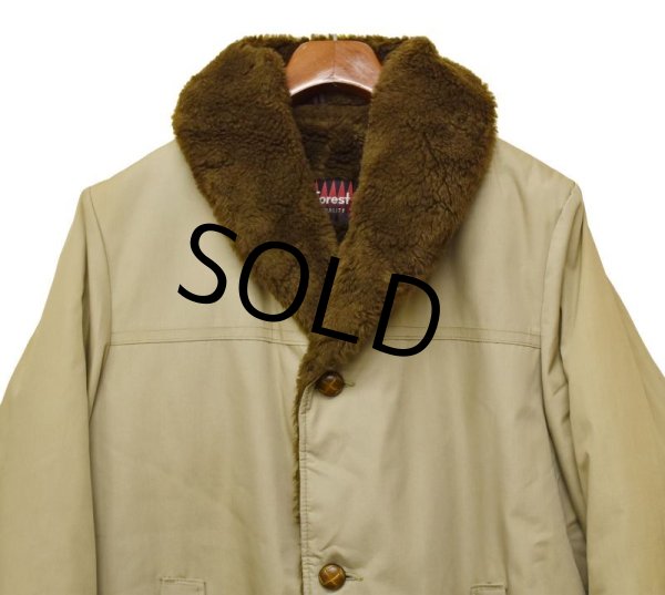 画像4: 70's〜80's【ビンテージ】【LAKE FOREST】ベージュ【裏ボアコート】【US40】  (4)