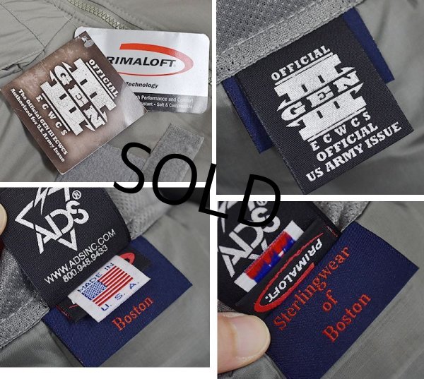画像3: 【デッドストック】【米軍実物】【ECWCS】【GENIII】【レベル7】【プリマロフトジャケット】【M-R】  (3)