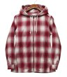 画像1: 【ビンテージ】【Pendleton】ペンドルトン【赤ｘ白】シャドーチェック【ウールパーカー】レディース古着【レディースＭ】  (1)