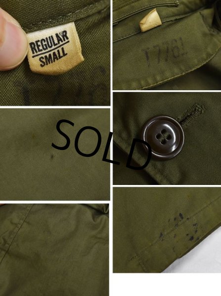 画像2: 50's〜【ビンテージ】米軍実物【u.s.army】ステンシル入り【オフィサーコート】【SーR】  (2)
