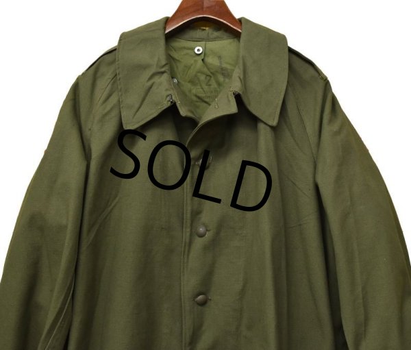 画像4: 【程度良好】50's【ビンテージ】【フランス軍】フレンチアーミー【M35】【モーターサイクルコート】【サイズ２】  (4)