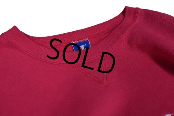 画像4: 90's【ビンテージ】【USA製】【チャンピオン】【ピンク】無地【前V】【スウェット】【サイズXL】  (4)