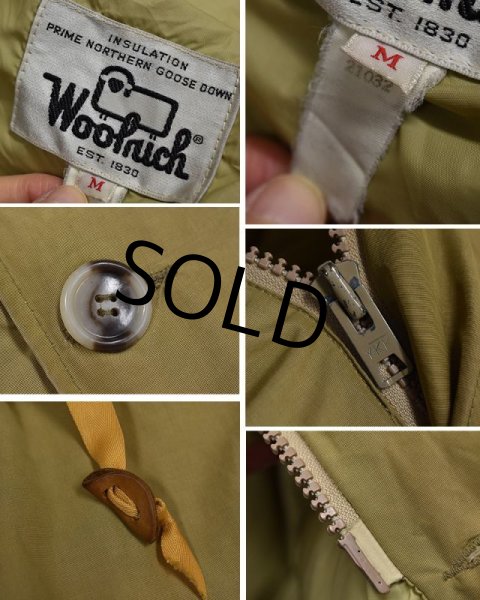 画像2: ビンテージ【ウールリッチ】WOOLRICH【アークティックパーカー】【ベージュ】【ダウンジャケット】【サイズM】  (2)