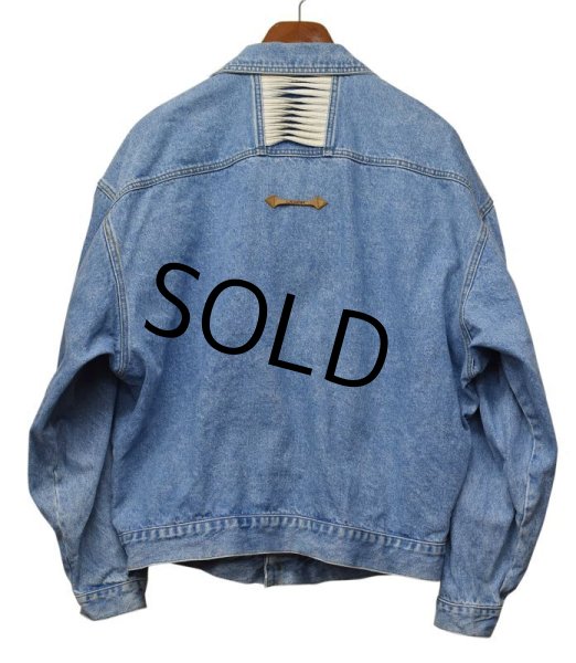 画像3: 〜90's【ビンテージ】【L.A.GEAR】【デニムジャケット】【サイズＬ】  (3)