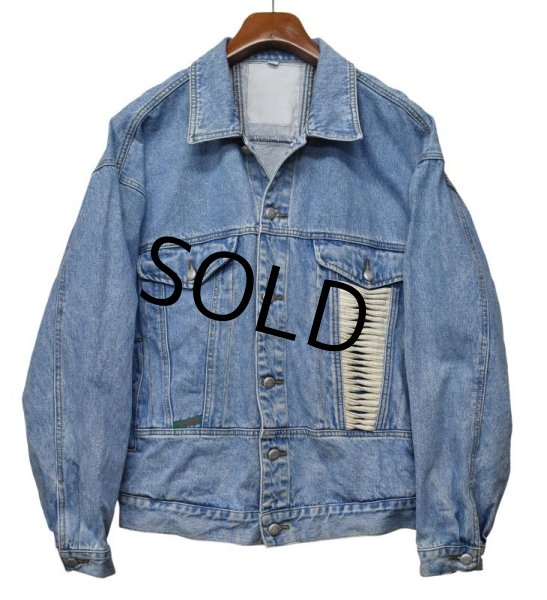 画像1: 〜90's【ビンテージ】【L.A.GEAR】【デニムジャケット】【サイズＬ】  (1)