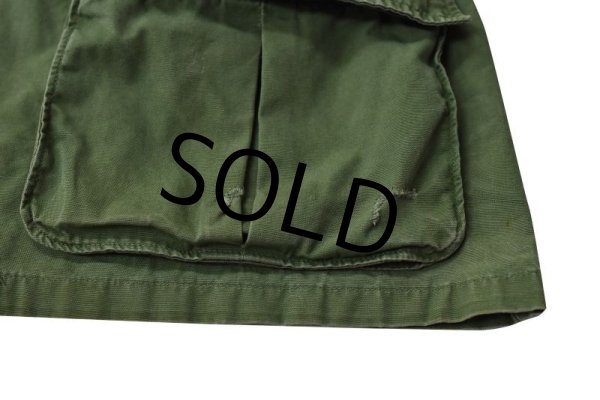 画像4: 【ビンテージ】【米軍実物】【ノンリップ】【ジャングルファティーグシャツ】【ファティーグジャケット】【S-SHORT】  (4)