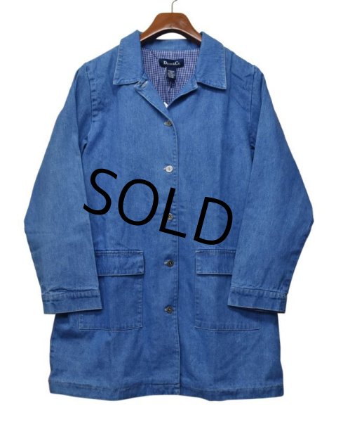 画像1: 新品【デッドストック】【Denim &Co.】【デニムコート】 デニムジャケット【レディース古着】【サイズM】  (1)