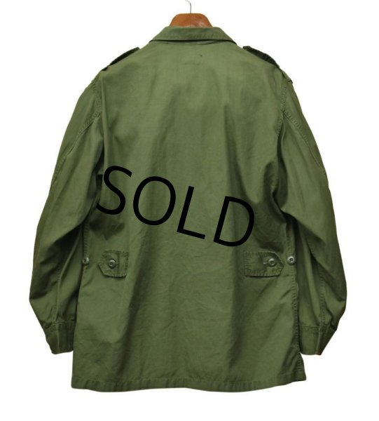 画像4: 【60's】【ビンテージ】U.S.ARMY【米軍実物】2ndモデル【2型】ノンリップ【ジャングルファティーグシャツ】【ファティーグジャケット】【M-R】  (4)