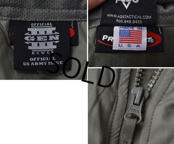 画像3: 【デッドストック】【米軍実物】【ECWCS】【GENIII】【レベル7】【プリマロフトジャケット】【M-R】  (3)