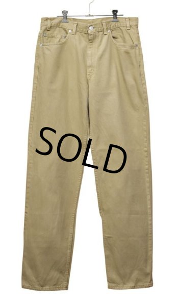 画像2: 【ビンテージ】USA製【LEVI'S】【リーバイス】【550】【ライトブラウン】リラックスフィット【デニムパンツ】【36x34】  (2)