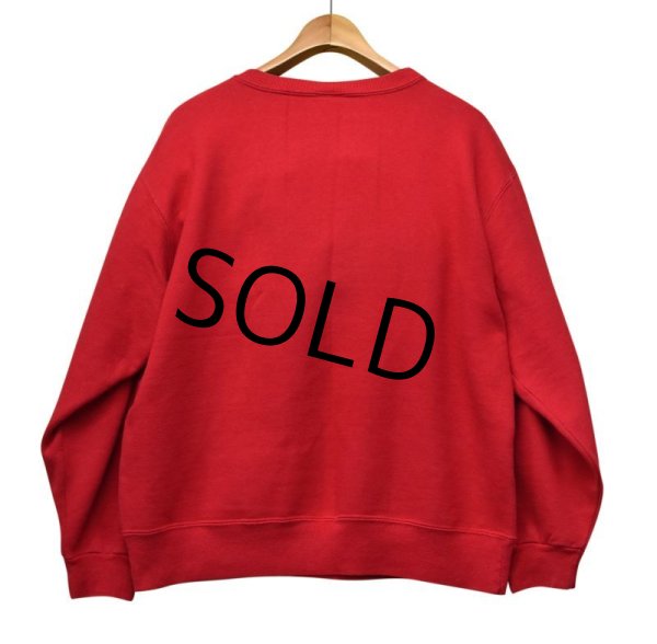 画像3: 90's【USA製】【ビンテージ】【チャンピオン】【赤】無地【前Ｖ】【スウェット】【サイズＸＬ】  (3)