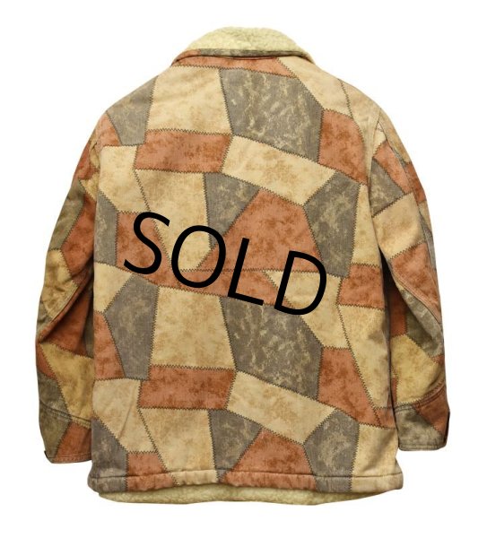 画像3: 70's【ビンテージ】【Lee】【パッチワークプリントカバーオール】【カバーオール】  (3)