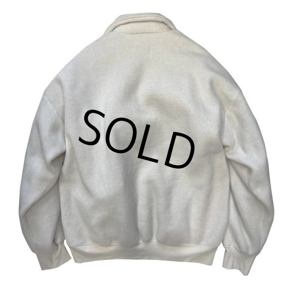 画像3: 【USA製】ビンテージ【Malden】【クリーム色】鳥【襟付きフリース】【サイズXL】【レディース古着】  (3)