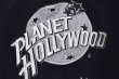 画像2: USA製【ビンテージ】【Planet hollywood】【プラネットハリウッド】【黒】【レザー襟】【ウールジャケット】【サイズＬ】  (2)