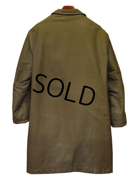 画像3: 70's~【ビンテージ】【THE TRANSPORTER】【ジャングルクロス】【裏ボア】デッキコート【デッキジャケット】【民生品】【サイズＸＬ】  (3)