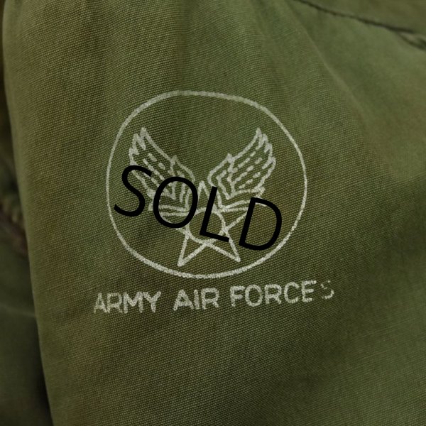 画像2: USAAFマーク付き!!【40's】【ビンテージ】【米軍実物】【U.S.army】ステンシル【M-43】M43【アルパカライナー】【パイルライナー】  (2)