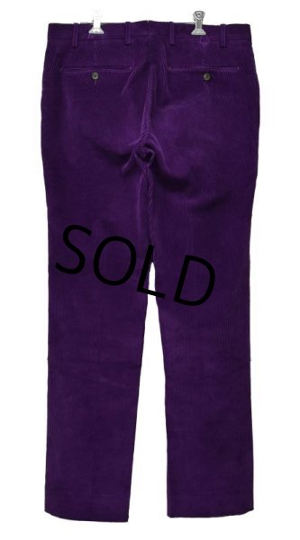 画像4: 【ビンテージ】イタリー製【J.McLaughlin】【紫】【コーデュロイパンツ】【サイズ32】  (4)