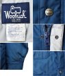 画像2: 80's~ 【USA製】【ビンテージ】【ウールリッチ】woolrich【青】【中綿入りジャケット】【フード取り外し可能】ジャケット 【サイズM】  (2)