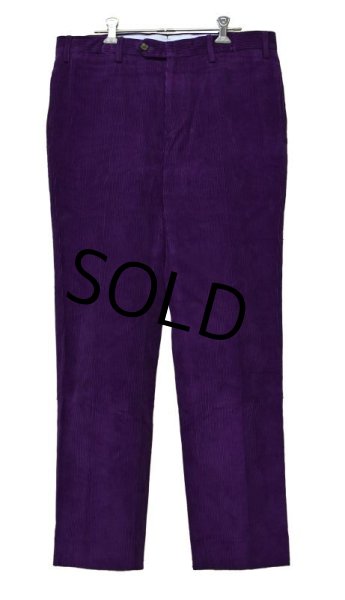 画像2: 【ビンテージ】イタリー製【J.McLaughlin】【紫】【コーデュロイパンツ】【サイズ32】  (2)