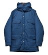 画像1: 80's~ 【USA製】【ビンテージ】【ウールリッチ】woolrich【青】【中綿入りジャケット】【フード取り外し可能】ジャケット 【サイズM】  (1)