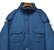 画像5: 80's~ 【USA製】【ビンテージ】【ウールリッチ】woolrich【青】【中綿入りジャケット】【フード取り外し可能】ジャケット 【サイズM】  (5)