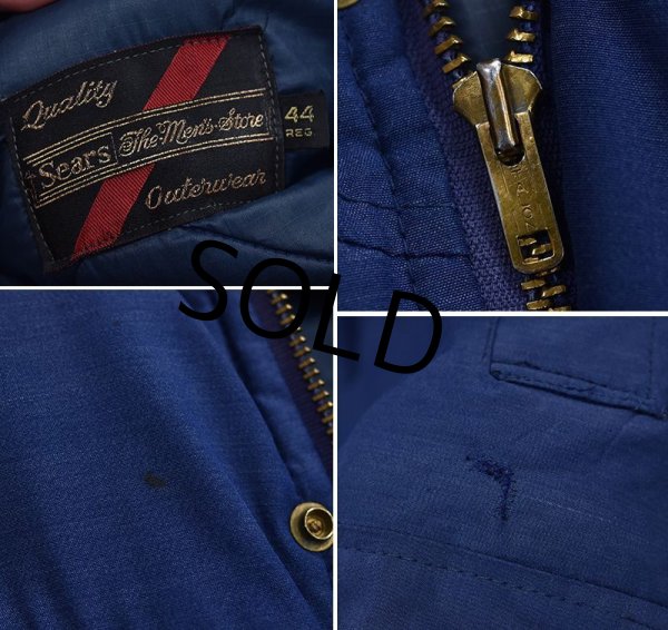 画像2: 80's【シアーズ】【中綿入りジャケット】【中綿ブルゾン 】【US44】  (2)
