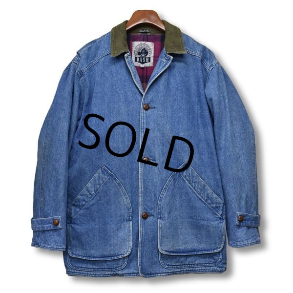 画像5: 90's~【DASH】【デニム】【ハンティング風ジャケット】【コットンジャケット 】【サイズＳ】  (5)