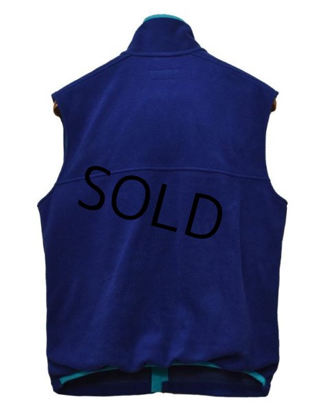 画像3: ~80s【ビンテージ】【LLビーン】【L.L.bean】【WIND BLOC SERIES】【青×エメラルド】ポーラテック【フリースベスト】  (3)