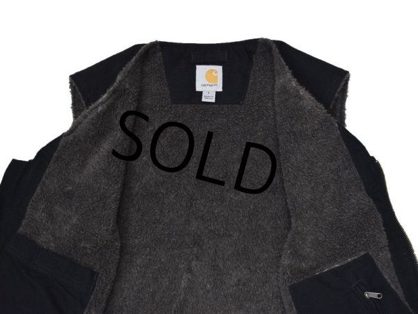 画像4: 【ビンテージ】【カーハート】【裏ボア付き】ダック地 【ベスト】【サイズL】  (4)