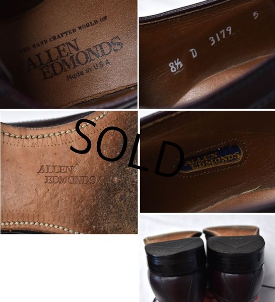 画像2: 【USA製】【アレンエドモンズ】【Allen Edmonds】【赤茶色】【ウイングチップ】【8 1/2D】【26.5cm程度】  (2)