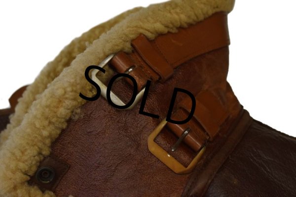 画像7: 40's【ビンテージ】USAAF エアロレザー製 米軍実物 B-3【ボマージャケット】US42 フライトジャケット  (7)