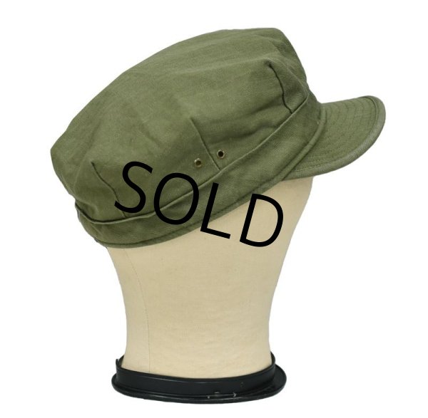 画像3: 〜50's【米軍実物】 【ビンテージ】【U.S.ARMY】【HBTキャップ】【57.5ｃｍ程度】  (3)