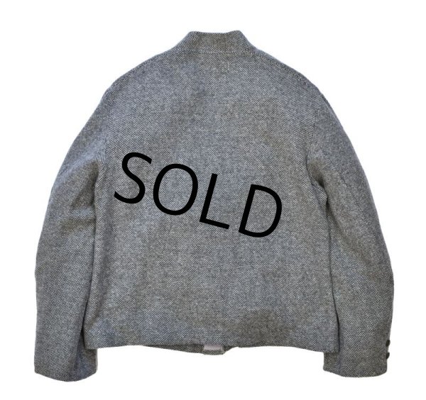 画像4: ~60's ビンテージ【ロバートブルース】ROBERT BRUCE【霜降りグレー】【ウールカーディガン】【S程度】  (4)