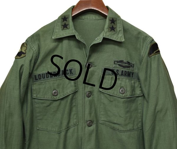 画像4: 【60's】【米軍実物】ビンテージ【U.S.ARMY】【OG107】【ユーティリティシャツ】  (4)