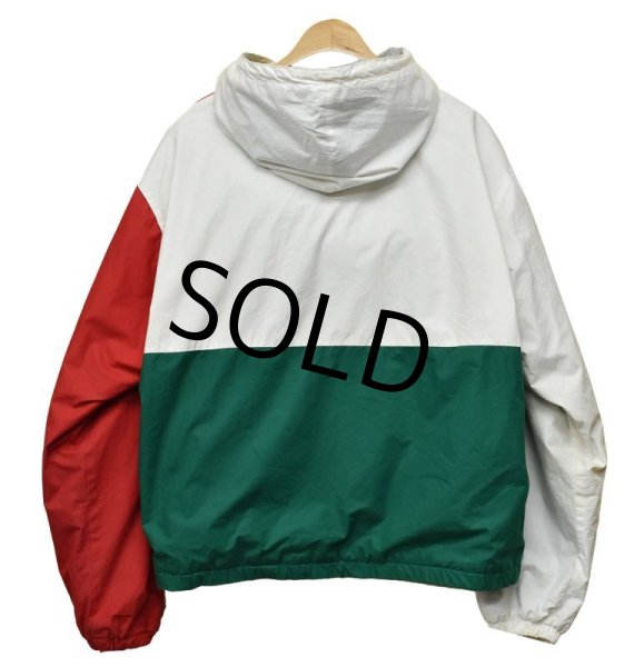 画像3: 【ビンテージ】【オールドラルフローレン】POLO RALPH LAUREN【白×赤×緑】【トリコロール】【裏地付き】【ブルゾン】  (3)
