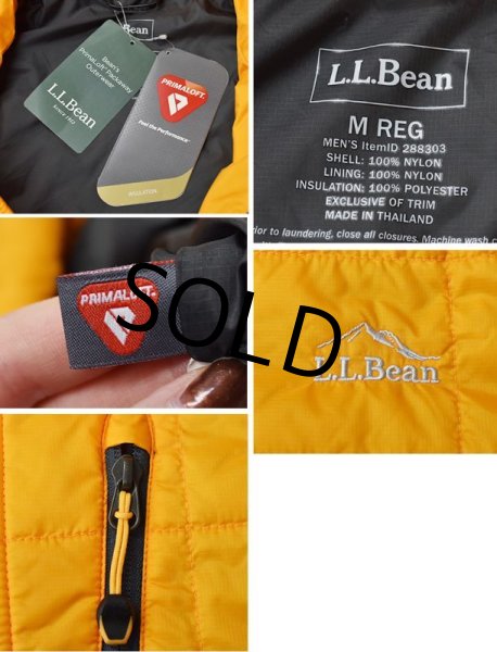 画像2: 【新品未使用】L.L.Bean【ＬＬビーン】【オレンジ】【プリマロフト】【パッカウェイ】 【ナイロンジャケット】【サイズM】  (2)