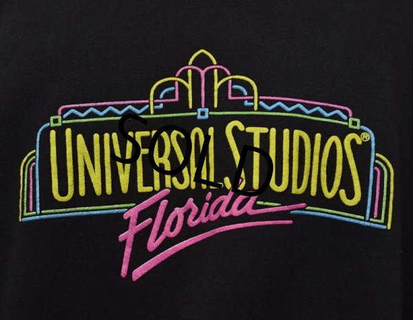 画像3: USA製【ビンテージ】【TULTEX】【黒】【ユニバーサルスタジオ】【フロリダ】スウェット【サイズXL】  (3)